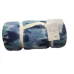 The Daily Collection Sherpa Throw Blue Camouflage 50 x 60