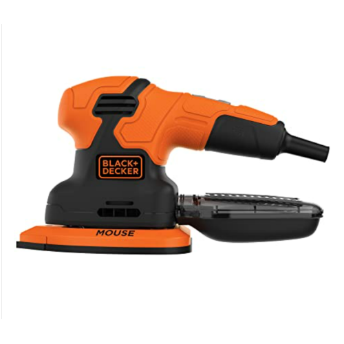 BLACK & DECKER Black And Decker Mouse Corded Detail Sander 1.2 Amps 14000 Rpm Orange