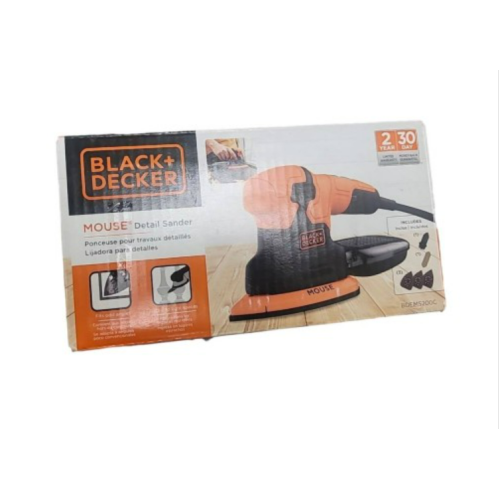 BLACK & DECKER Black And Decker Mouse Corded Detail Sander 1.2 Amps 14000 Rpm Orange