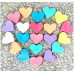 Jofan 24 Pack Valentines Day Sidewalk Chalk Hearts for Kids School Class Classroom Valentines Day Cards Gifts Crafts Prizes Party Favors