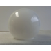 5 1/4" fitter WHITE OPAL GLASS BALL GLOBE SHADE Neckless