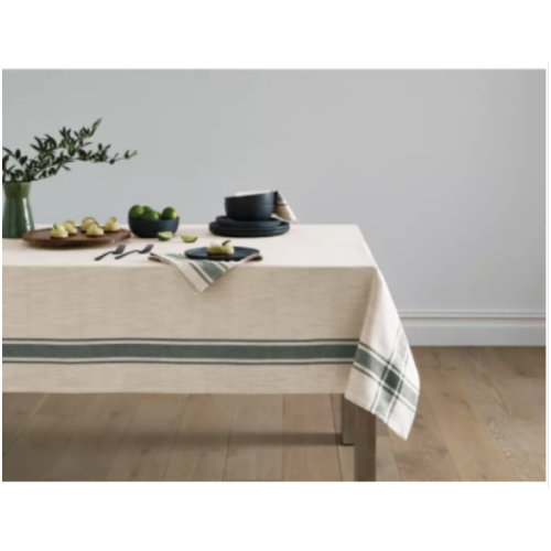 Our Table™ Ezra Border Stripe 60-Inch x 120-Inch Oblong Tablecloth