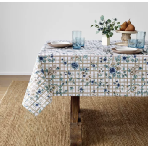 Bee & Willow™ Cottage Floral 60-Inch x 102-Inch Oblong Tablecloth in Peyote