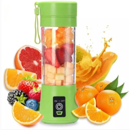 Portable Blender Smoothies Personal Blender Mini Shakes Juicer Cup USB Rechargeable. (Green)