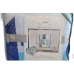 Born Loved 2 Piece Crib Bedding Set Blue NWT 1 Comforter 1 Plush Baby Blanket