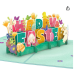 Lovepop Happy Easter Pop-Up Card – Easter Card – Handcrafted 3D Pop-Up Greeting Card for Her – Easter Card, 5 x 7”