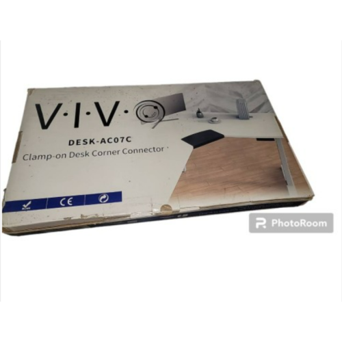 VIVO Clamp-on 17 Inch Corner Desk Connector Platform For L-Shaped Workstations