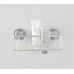 Squared Away™ Satin Chrome Aluminum Shower Caddy