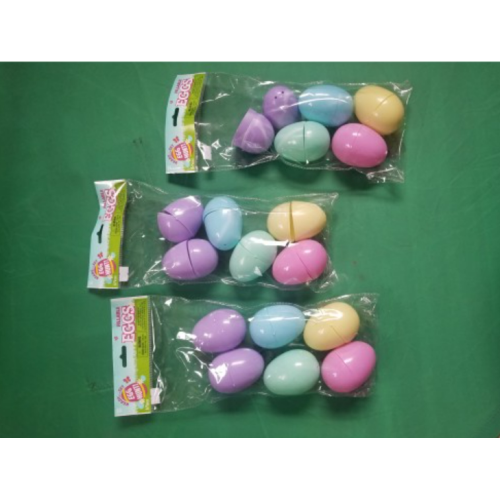 Easter Eggs 3” - 5 Colors Bright Fillable Easter Eggs – Easter Basket Stuffers - Empty Large Enough to Hold Toy and Candy - Plastic Easter Eggs Filler Bulk - Egg Hunt Kids Surprise -pack of 3