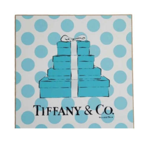 Tiffany Gift Boxes Hanging Framed Print