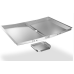 Grease Tray with Catch Pan - Adjustable Drip Pan for Gas Grill Models from Dyna Glo, Nexgrill, Expert Grill, Kenmore, BHG and More - Stainless Steel Grill Replacement Parts(Width 24"-30")