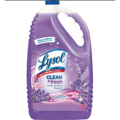 Lysol 144 Oz. Lavender Orchid Clean & Fresh Pourable Multi-Surface Cleaner