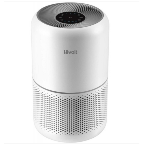 LEVOIT Air Purifier for Home Allergies Pets Hair in Bedroom, Covers Up to 1095 ft² by 45W High Torque Motor, 3-in-1 Filter with HEPA sleep mode, Remove Dust Smoke Pollutants Odor, Core300-P, White