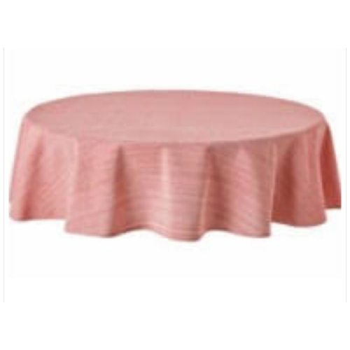 Our Table™ Textured Round Tablecloth - Red, 70 in Round