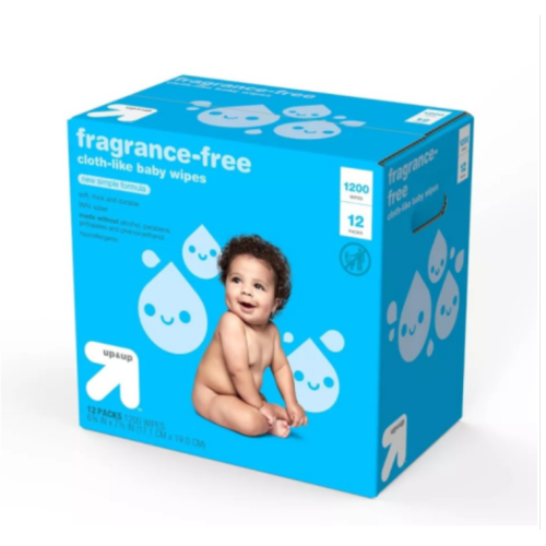 Fragrance-Free Baby Wipes- up & up™ (12Pack /1200ct)