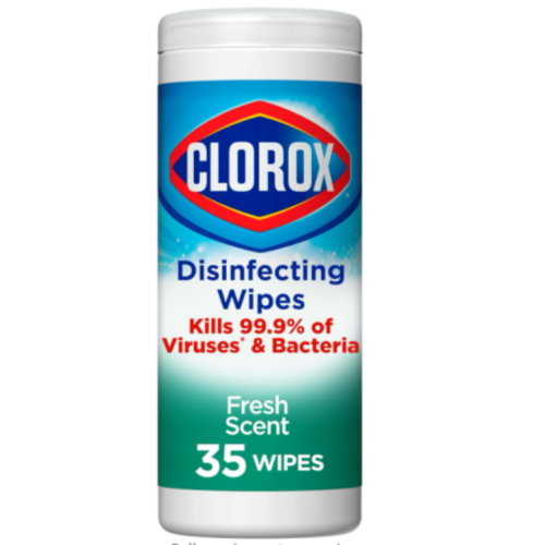 Clorox Disinfecting Wipes, Fresh Scent, 35-ct, 3 Pack