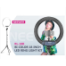 Neewer RL-18II Bi-color 18-inch LED Ring Light with Stand 55W 3200-5600K Dimmable Light with Max. 61.8inch Stand, Remote Phone Holder and Carry Bag for Live Stream Makeup Selfie YouTube Video Shooting