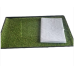 PFL Dog Grass Toilet, Large size 35 inch by 22 2/3 inch x 63.5 cm, Indoor Outdoor Dog Potty Systems, Portable Toilet with Fake Grass and Tray, Reusable Trainer Tray for Puppy Training