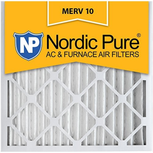 Nordic Pure 20x20x2 MERV 10 Pleated AC Furnace Air Filter, Box Of 3