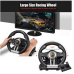 PXN V3 Pro Gaming Steering Wheel with Pedals - 180° Racing Wheel with Vibration Feedbac