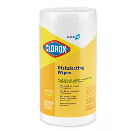 2 Pack Clorox® Disinfecting Wipes - Lemon Scent, 75 ct