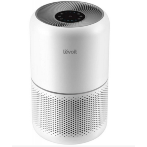 LEVOIT Air Purifier for Home Allergies Pets Hair in Bedroom, Covers Up to 1095 ft² by 45W High Torque Motor, 3-in-1 Filter with HEPA sleep mode, Remove Dust Smoke Pollutants Odor, Core300-P, White