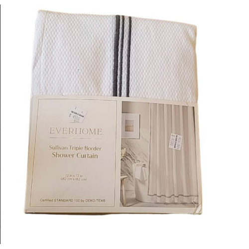 Everhome™ Sullivan 72-Inch x 72-Inch Shower Curtain in Iron Gate