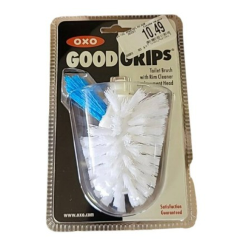 OXO Good Grips Toilet Brush With Rim Cleaner Replacement Head Refill