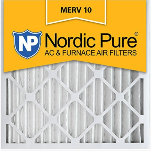 Nordic Pure 20x20x2 MERV 10 Pleated AC Furnace Air Filter, Box Of 3