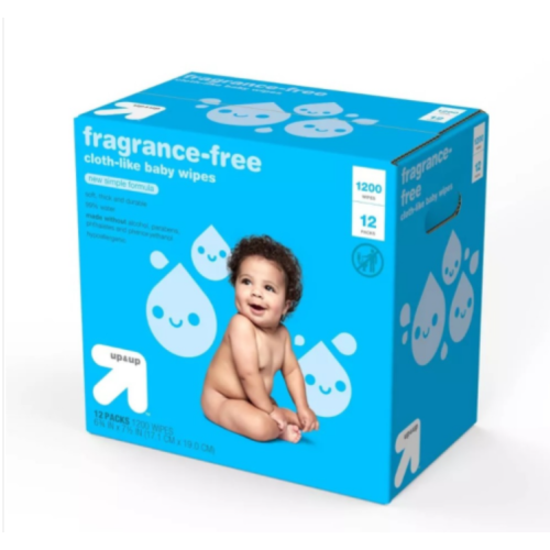 Fragrance-Free Baby Wipes- up & up™ (12Pack /1200ct)