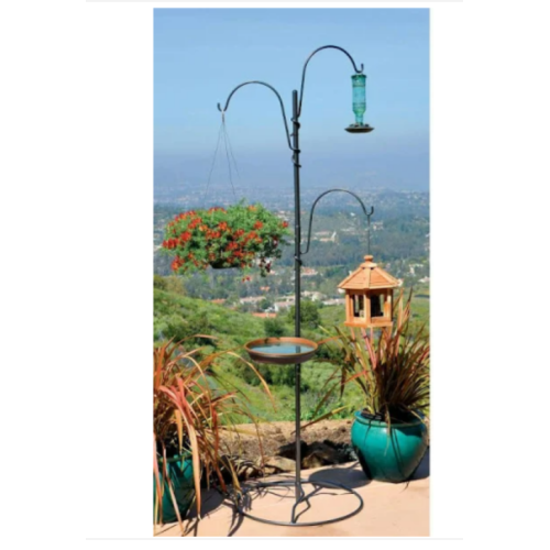 Yard Tree Hanging System, Potted plant hanger, Bird Feeding Station, For Hanging Planters, Bird Feeders, and Wind Chimes on Patios, Decks and Balconies!