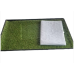 PFL Dog Grass Toilet, Large size 35 inch by 22 2/3 inch x 63.5 cm, Indoor Outdoor Dog Potty Systems, Portable Toilet with Fake Grass and Tray, Reusable Trainer Tray for Puppy Training