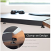 VIVO Clamp-on 17 Inch Corner Desk Connector Platform For L-Shaped Workstations