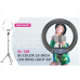 Neewer RL-18II Bi-color 18-inch LED Ring Light with Stand 55W 3200-5600K Dimmable Light with Max. 61.8inch Stand, Remote Phone Holder and Carry Bag for Live Stream Makeup Selfie YouTube Video Shooting