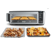 Ninja SP101 Digital Air Fry Countertop Oven with 8-in-1 Functionality, Flip Up & Away Capability for Storage Space, with Air Fry Basket, Wire Rack & Crumb Tray, Silver