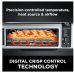 Ninja SP101 Digital Air Fry Countertop Oven with 8-in-1 Functionality, Flip Up & Away Capability for Storage Space, with Air Fry Basket, Wire Rack & Crumb Tray, Silver