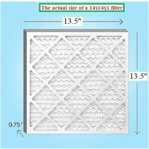 Simply by MervFilters 14x14x1 Air Filter MERV 8 MPR 600 AC Furnace 6 pack