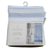 Everhome Samson Cotton Shower Curtain Pastel Blue Color