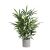 Mainstays 30 Artificial Potted Plant in Green, Bamboo Grey Melamine Pot