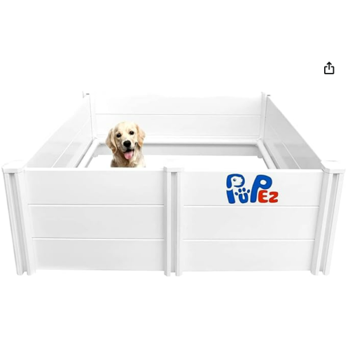 Whelping Box for Large Breed Dogs Whelping Box for Dogs Dog Whelping Box Whelping Box for Puppies (48"x48"x18" White)