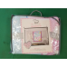 2 Piece Crib Bedding Set Pink 1 Comforter 1 Plush Baby Blanket Born Loved