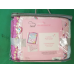 2 Piece Crib Bedding Set Pink 1 Comforter 1 Plush Baby Blanket Born Loved