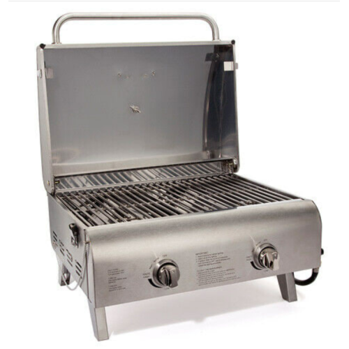 Cuisinart Professional Portable Two Burner Gas Grill - Silver