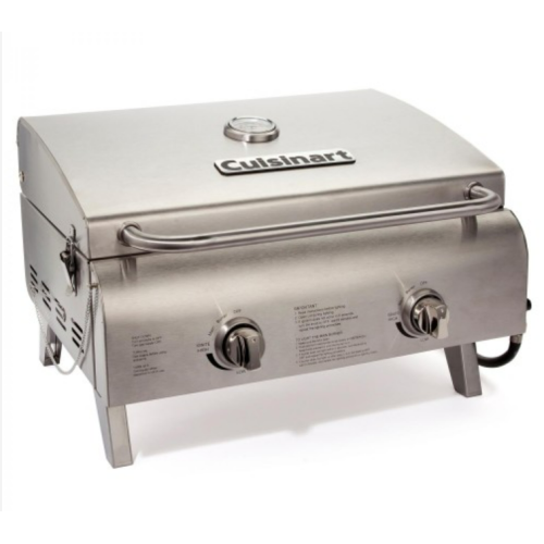 Cuisinart Professional Portable Two Burner Gas Grill - Silver