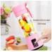 Portable Blender Smoothies Personal Blender Mini Shakes Juicer Cup USB Rechargeable. (Pink)