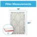 Filtrete 16x20x1 Air Filter, MPR 1000, MERV 11, Micro Allergen Defense 3-Month Pleated 1-Inch Air Filters, 2 Filters