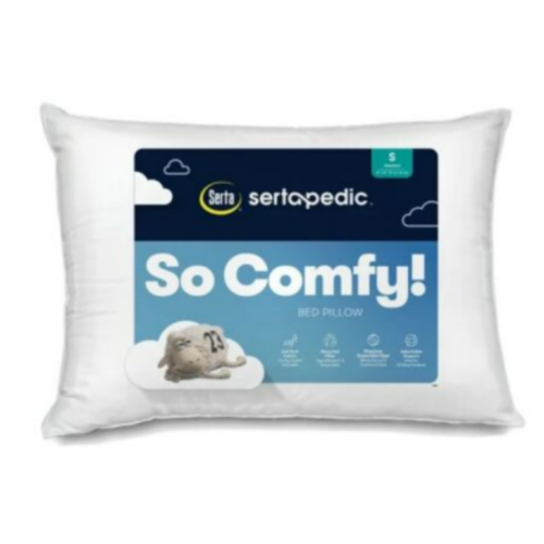 Serta So Comfy Bed Pillow, Standard