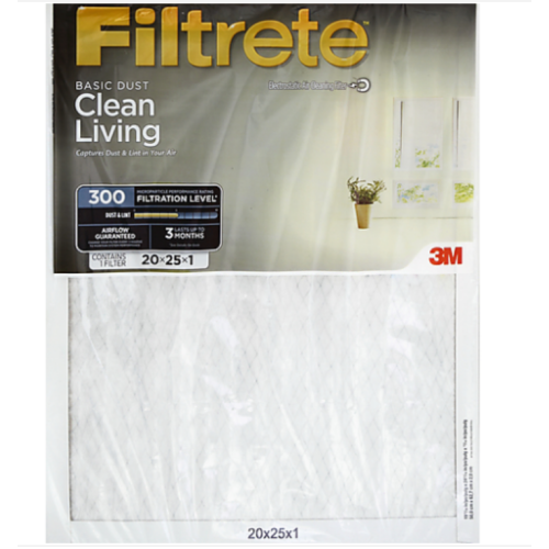 Filtrete | 20x30x1 Air Filter, MPR 1500, MERV 12, Healthy Living Ultra-Allergen 3-Month Pleated 1-Inch Air Filters, 2 Filters