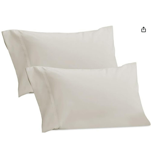 Everhome American Grown Pima Cotton EU Pillowcases 800 Count 2 Standard/Queen