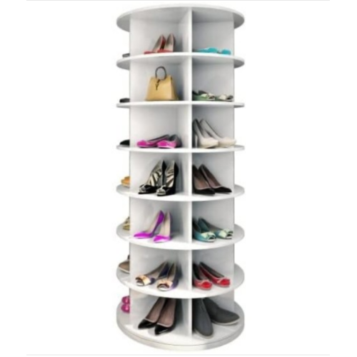 Weinstein storage Rotating shoe rack 360° original, Spinning shoe rack, original 7-tier hold over 35 pairs of shoes, Rotating shoe rack tower, Lazy susan, Reloving, Shoe rack